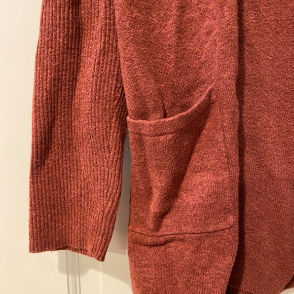 Sonoma Burnt Orange Open Front Cardigan – Size Medium - Picture 2 of 10